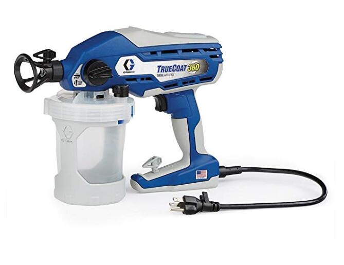 Graco TrueCoat 360 handheld paint sprayer with continuous spraying