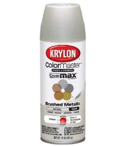 Krylon 11 oz Brushed Metallic paint for cars